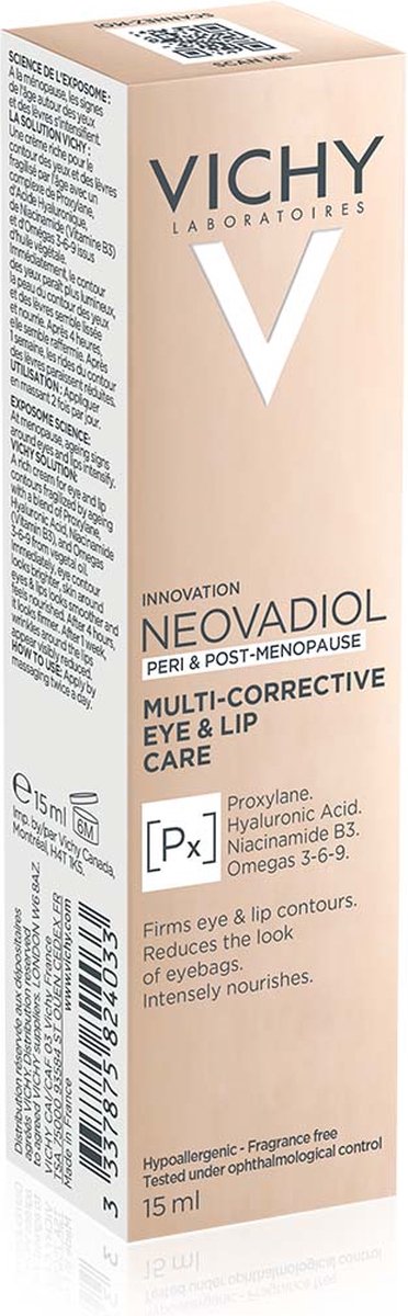 Vichy Neovadiol Multi-Verbeterende Oogcrème en lipverzorging - 15ml