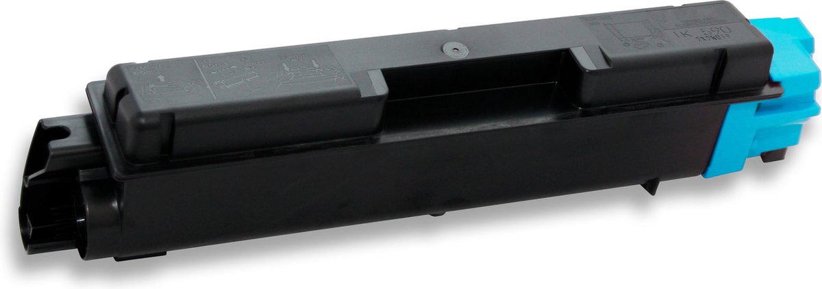 Kyocera TK-590C / TK-590C (Cyan + waste box). Originele toner, circulair.