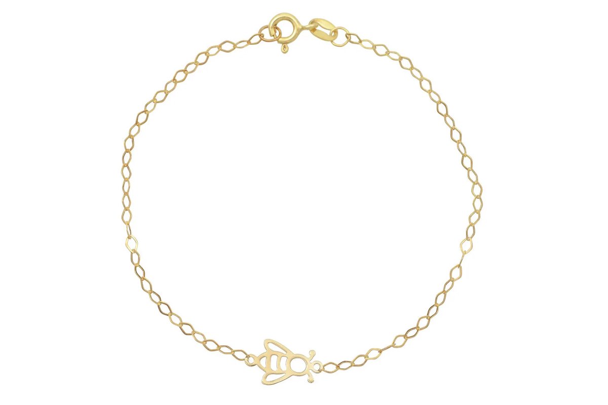 Baby/Kinder Armband Bijtje 14K Goud