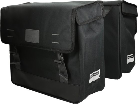New Looxs Origin Double - Dubbele Fietstas - Geschikt voor Elektrische Fietsen - Waterdicht Polyester - 39 Liter - Zwart van New Looxs — afbeelding 3