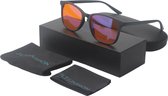 Blauw licht bril zonder sterkte - Beeldschembril - Computerbril - Blue light glasses - Slaaptrainer - Unisex - Zwart