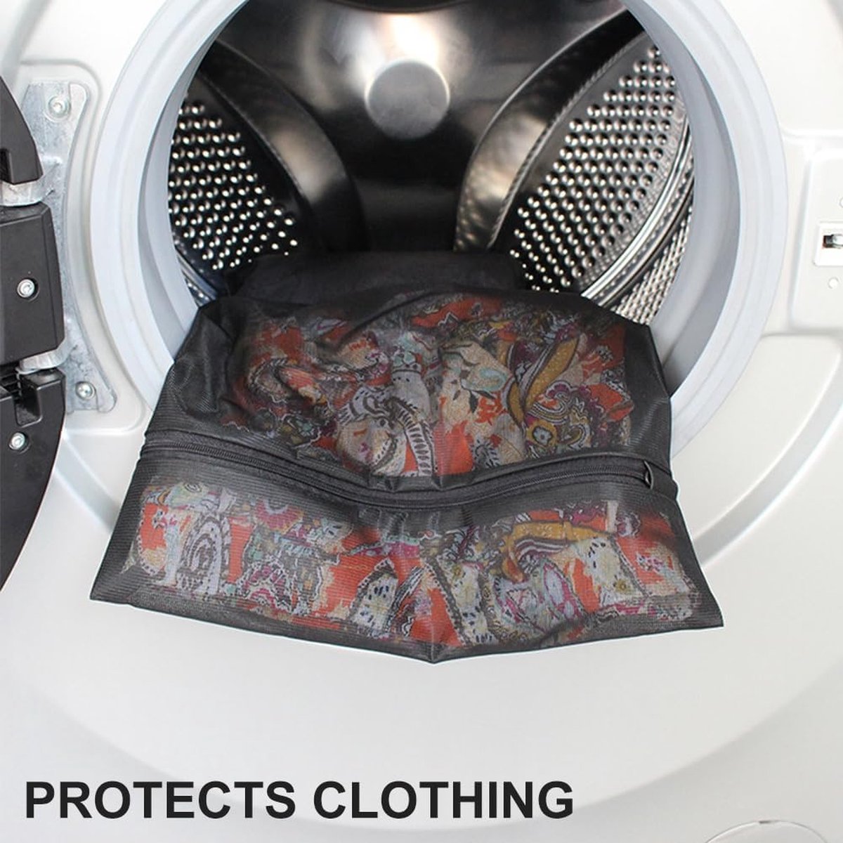BOTC Waszakken - Wasnetten - Set van 3 - 30x40cm - Bescherm je Wasgoed en Wasmachine - Zwart – foto 7
