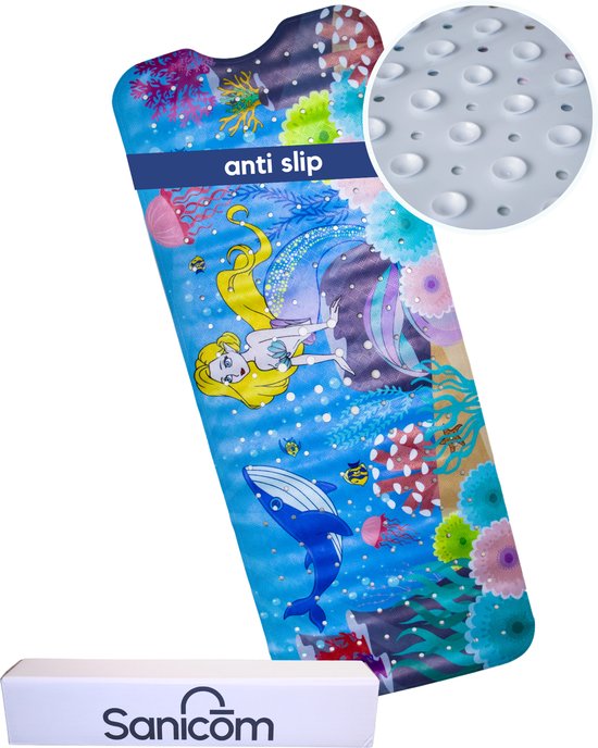 Badmat Antislip Kinderen - Douchemat - Antislipmat Bad - Antislipmat Douche - Schimmelbestendig - Met Zuignappen - Wasbaar