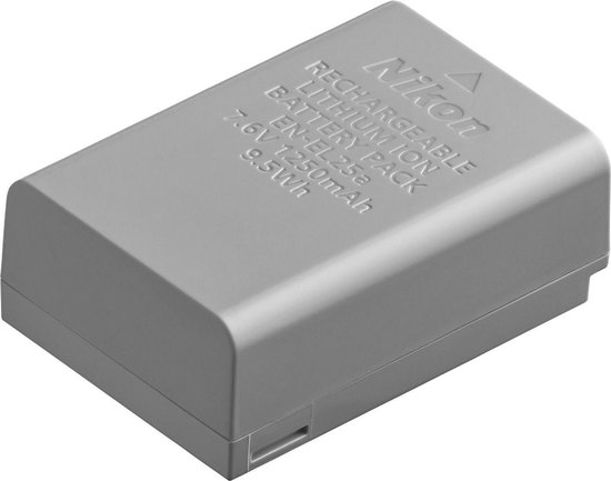 Nikon EN-EL25 Lithium-Ion Oplaadbare Camera Accu 1250mAh – 1 Stuk