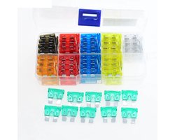 Auto zekering assortiment standaard zekeringen Assortiment box 100 stuks