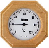 Saunia - sauna thermometer - zeshoek model - hout