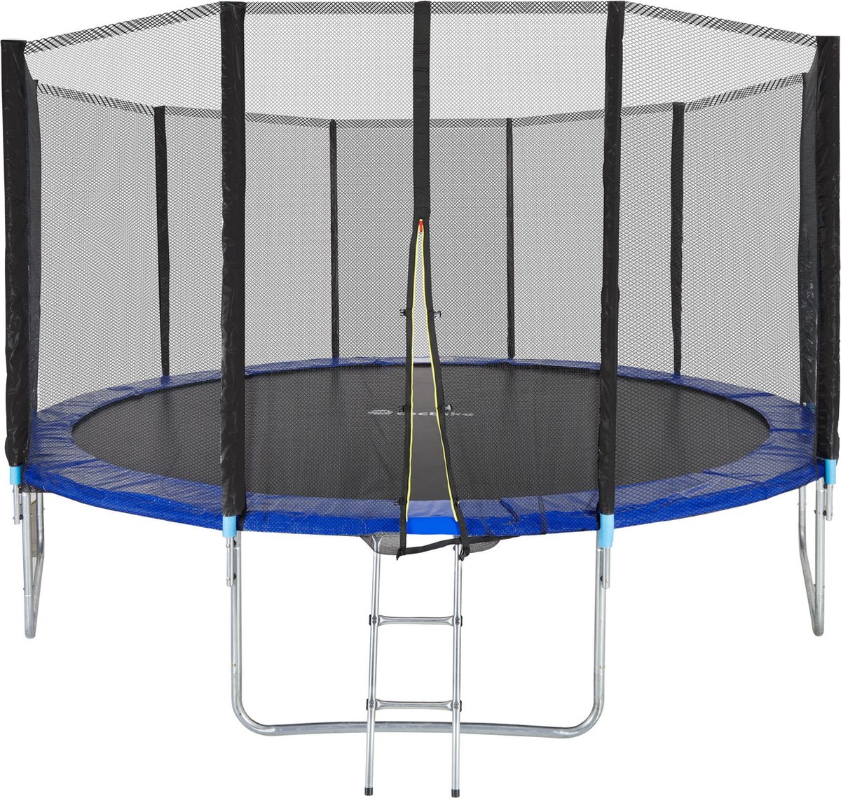 tectake® Trampoline - 427 cm - TÜV-geteste Kindertrampoline met Veiligheidsnet - Buitenspeelgoed - Sporttrampoline - Speeltoestel voor in de Tuin — afbeelding 8