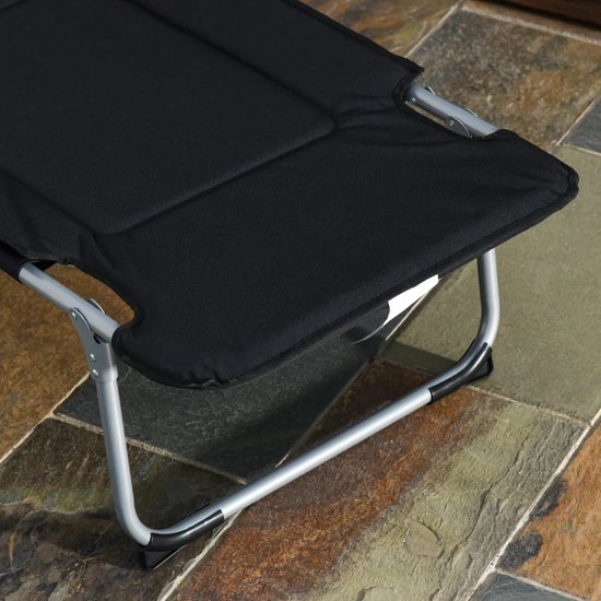 LBB Veldbed - Kampeerbed - Vouwbed - Ligbed - Stretcher- Campingbedje - Opvouwbaar - 1 Persoons - Zwart van LBB — afbeelding 4