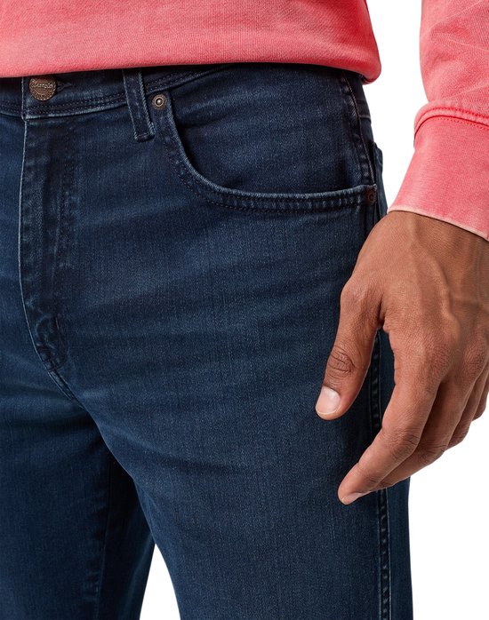 Wrangler Hommes Jeans Pantalons TEXAS SLIM slim Fit Blauw 44W / 34L Adultes