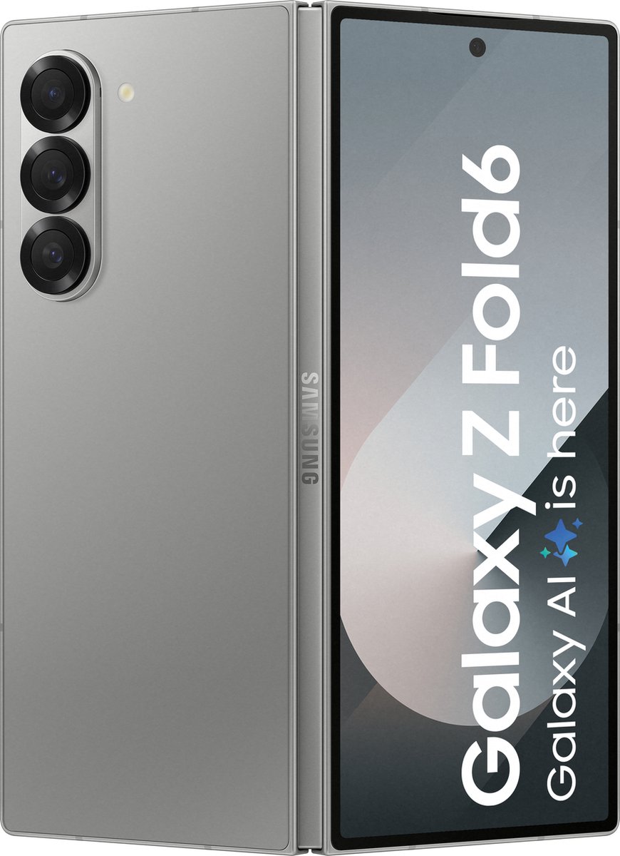 Samsung Galaxy Z Fold6 シルバー 256GB Samsung Galaxy Z Fold6 - 256GB - Silver Shadow | bol
