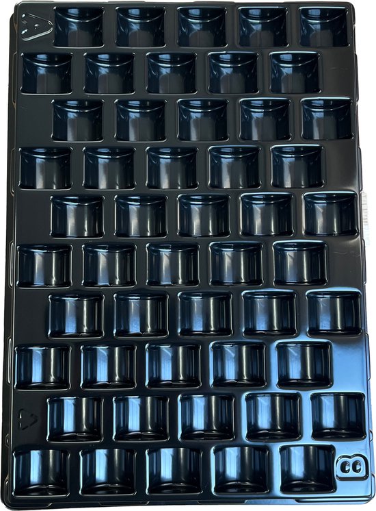 CombiCraft – Casier De Rangement Plastique Noir Pour 500 Jetons – Compatible Avec Jetons De 23 à 29 Mm – Léger Et Empilable
