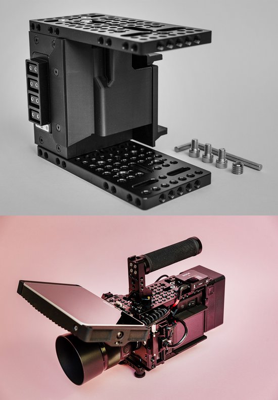 Cineback voor Sony FX3/FX30 Camera rig / Cinema kit / Cage uitbreiding / Cheeseplates... bol