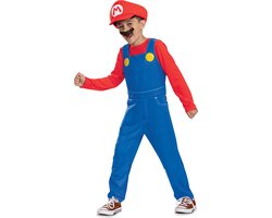 NINTENDO - SUPER MARIO BROS, Mario Elevated Fancy Aankleden, Maat S (4-6 jaar), Kind