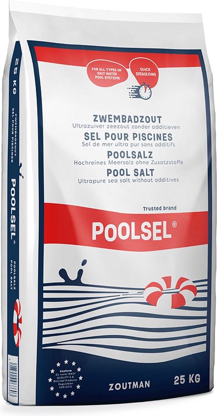 Zoutman Poolsel Meersalz für Salzwasserpools 40 x 25kg kaufen bei