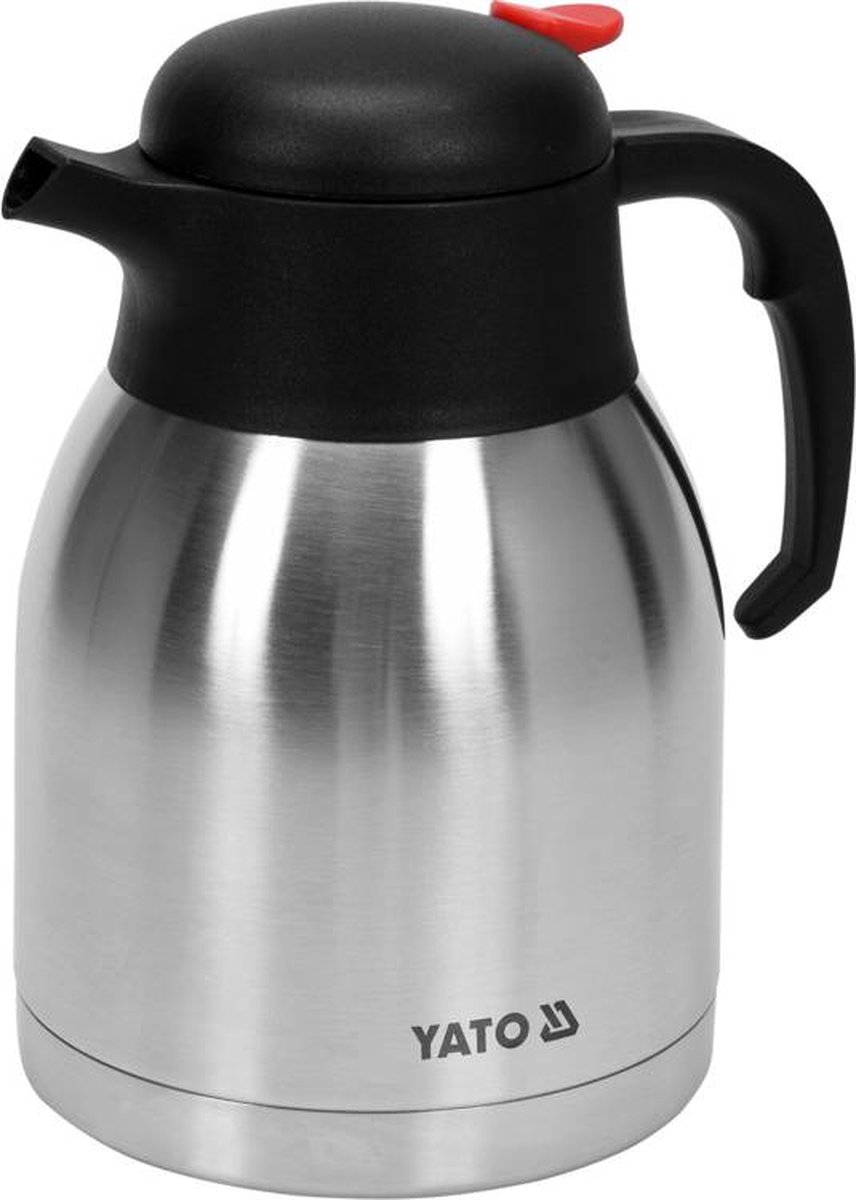 Yato YG-07013, 1,5 l, Zwart, Roestvrijstaal, Polypropyleen (PP), Roestvrijstaal, Dagelijks gebruik