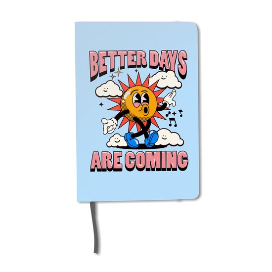 Foto: Schoolagenda 2024 2025 better days are coming weekoverzicht hardcover a5 14 8 x 21cm 