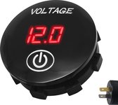 Qiilu Triple Gauge Kit Oliedruk Volt Watertemperatuurmeter 52 Mm Watertemperatuurmeter Oliedruk Elektrische Voltmeter Instrumentenset voor Auto Marine Truck