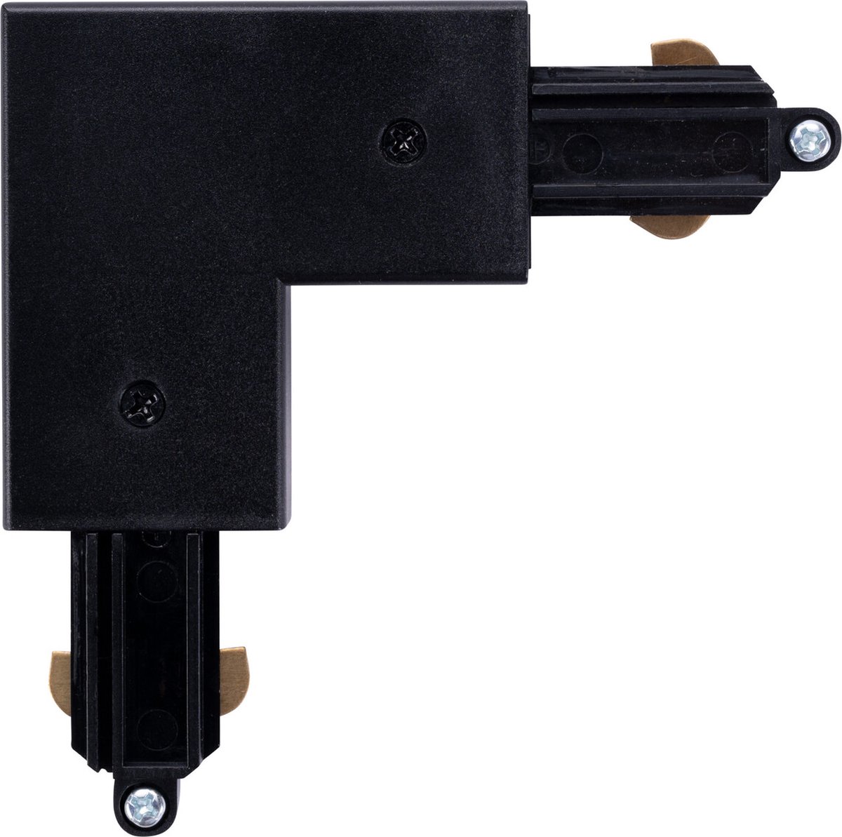 Ledvion - 1-Fase RailL-Vorm Connector (Zwart) - Naadloze Intergratie 1-Fase