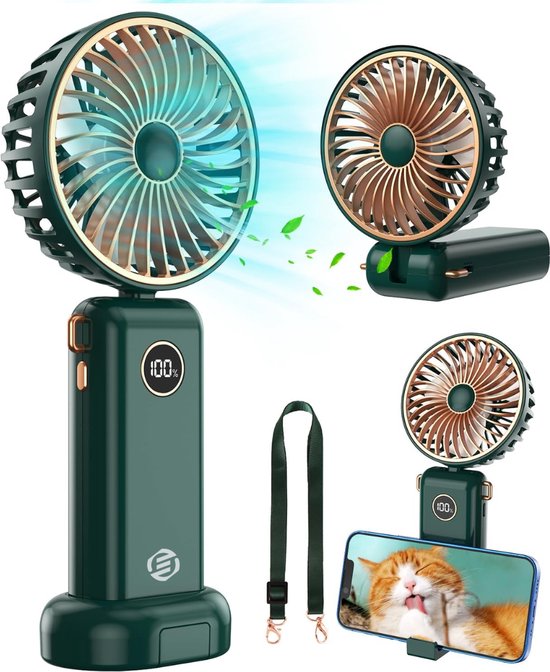 Handventilator - Kleine Persoonlijke Handwaaier Voor Reizen