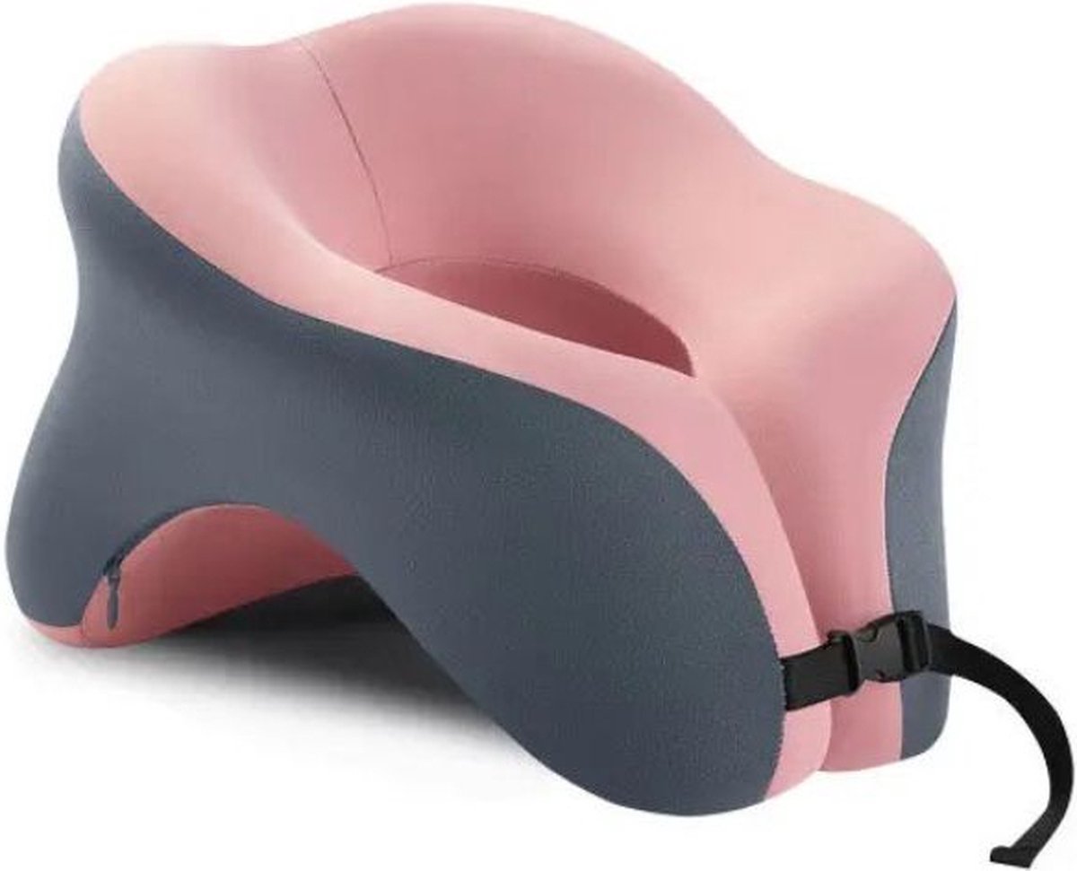 Zilow Nekkussen - Nekkussen vliegtuig - Ergonomisch - Nekkussen - Reiskussen - Roze