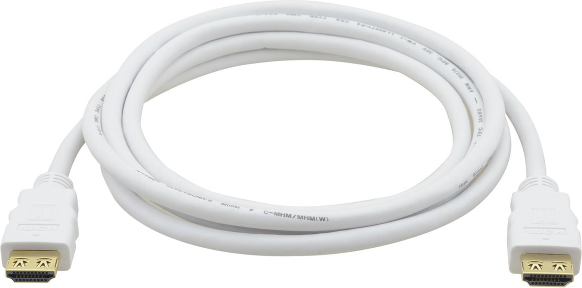 Kramer Electronics C-MHM/MHM HDMI kabel 4,6 m HDMI Type A (Standaard) Wit