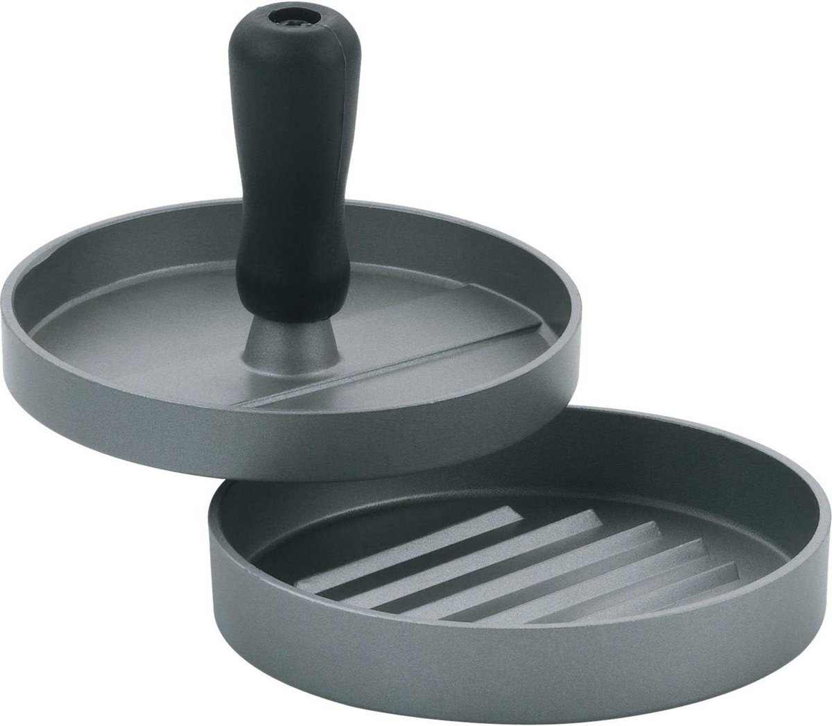 Hamburgerpers Aluminium Zilver 12 cm Diametro - Keukenaccessoire