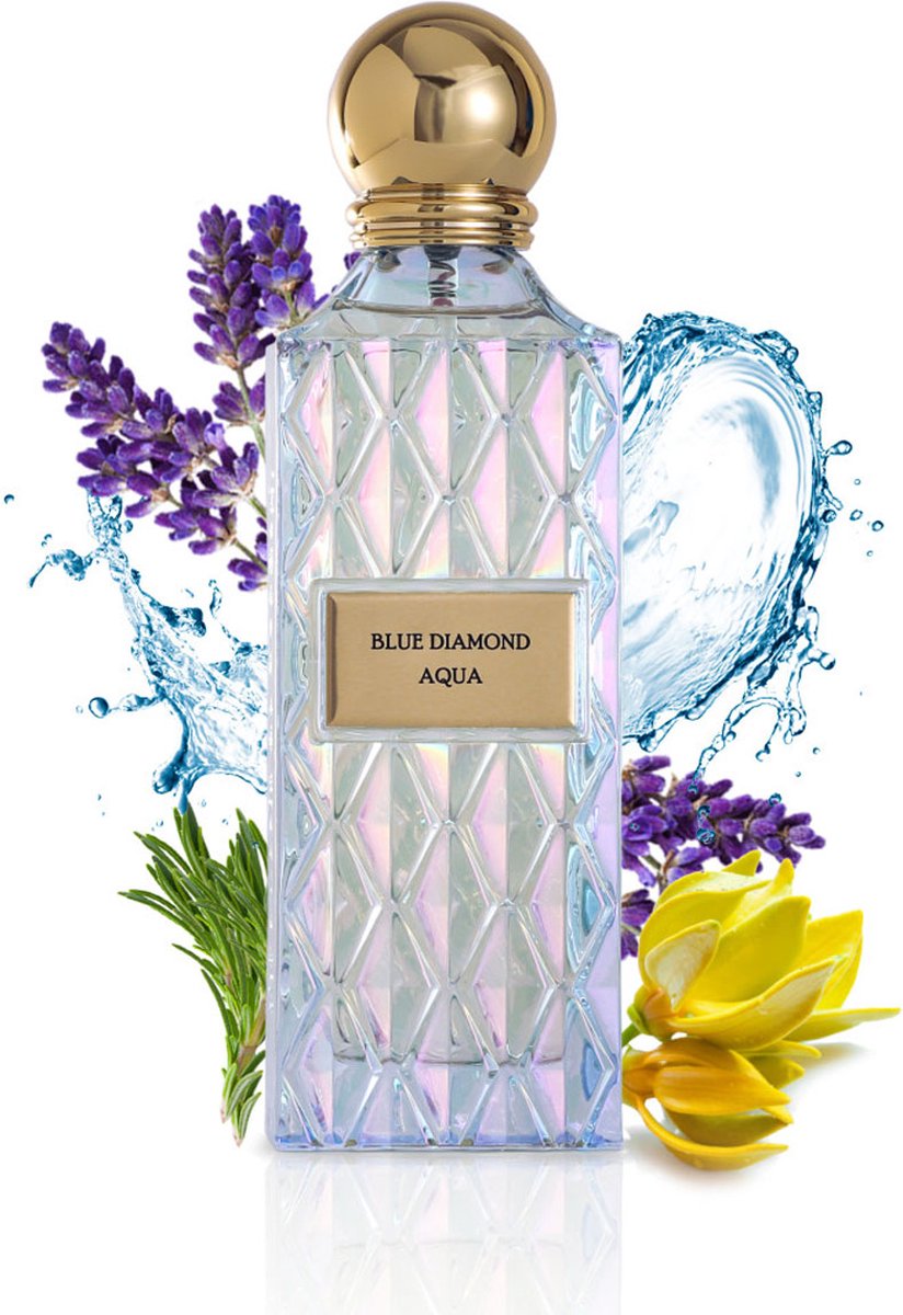 Goedkoopste Blue Diamond - Aqua 200 ml Eau de Parfum by Ibrahim Al Qurashi Het Geheim van Luxe en Frisse Elegantie - EDP