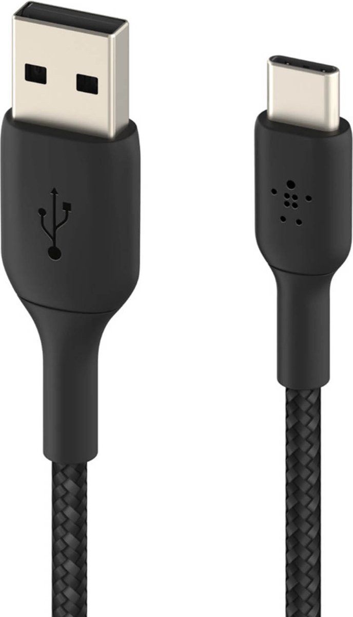 Belkin Boost Usb A naar Usb C Kabel 2m Zwart