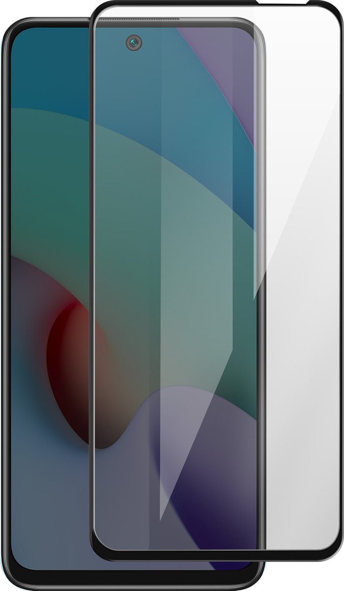 Redmi 10 / 10 2022 gehard glas 9H volledige hechting afgeschuinde rand