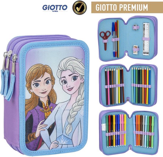 Disney Frozen Tekenen Knutselen Etui Meisjes - 44 Stuks