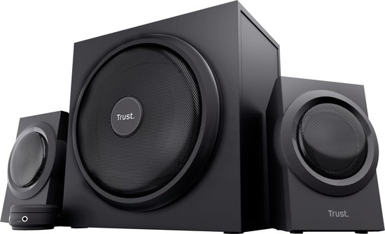 Foto: Trust yuri pc 2 1 speakerset met subwoofer zwart