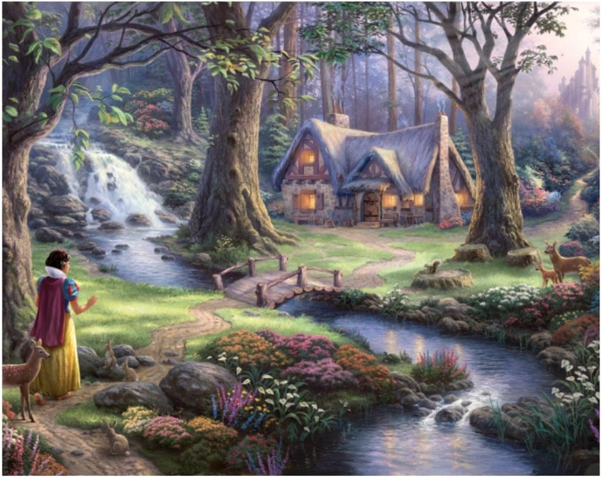 Disney Snow White (1000ST) - Puzzel — afbeelding 2