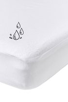 Meyco Baby waterdicht hoeslaken ledikant - white - 60x120cm