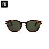 PB Sunglasses Aspen Demi - Zonnebril heren en dames - Gepolariseerd - Ronde zonnebril - Sterk frame van acetaat