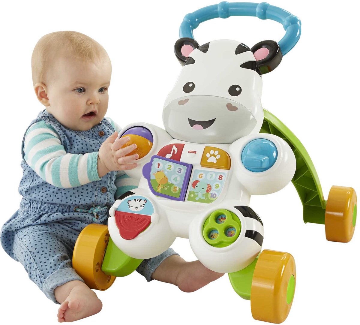 Fisher-Price Loop Met Mij Zebra - Looptrainer — afbeelding 4