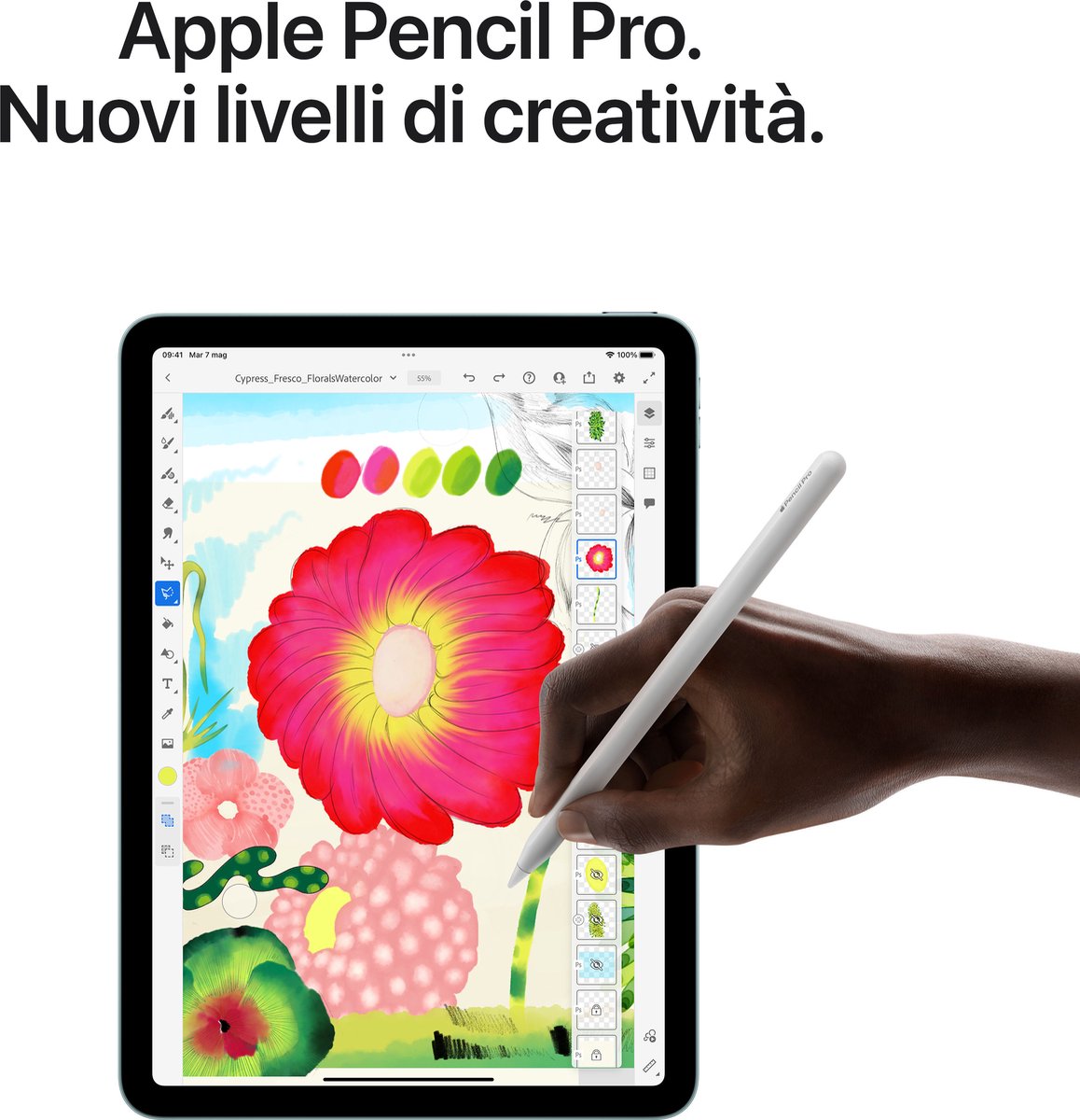 iPad Air 13 M2 Cellular 128GB spacegrijs thumbnail 6