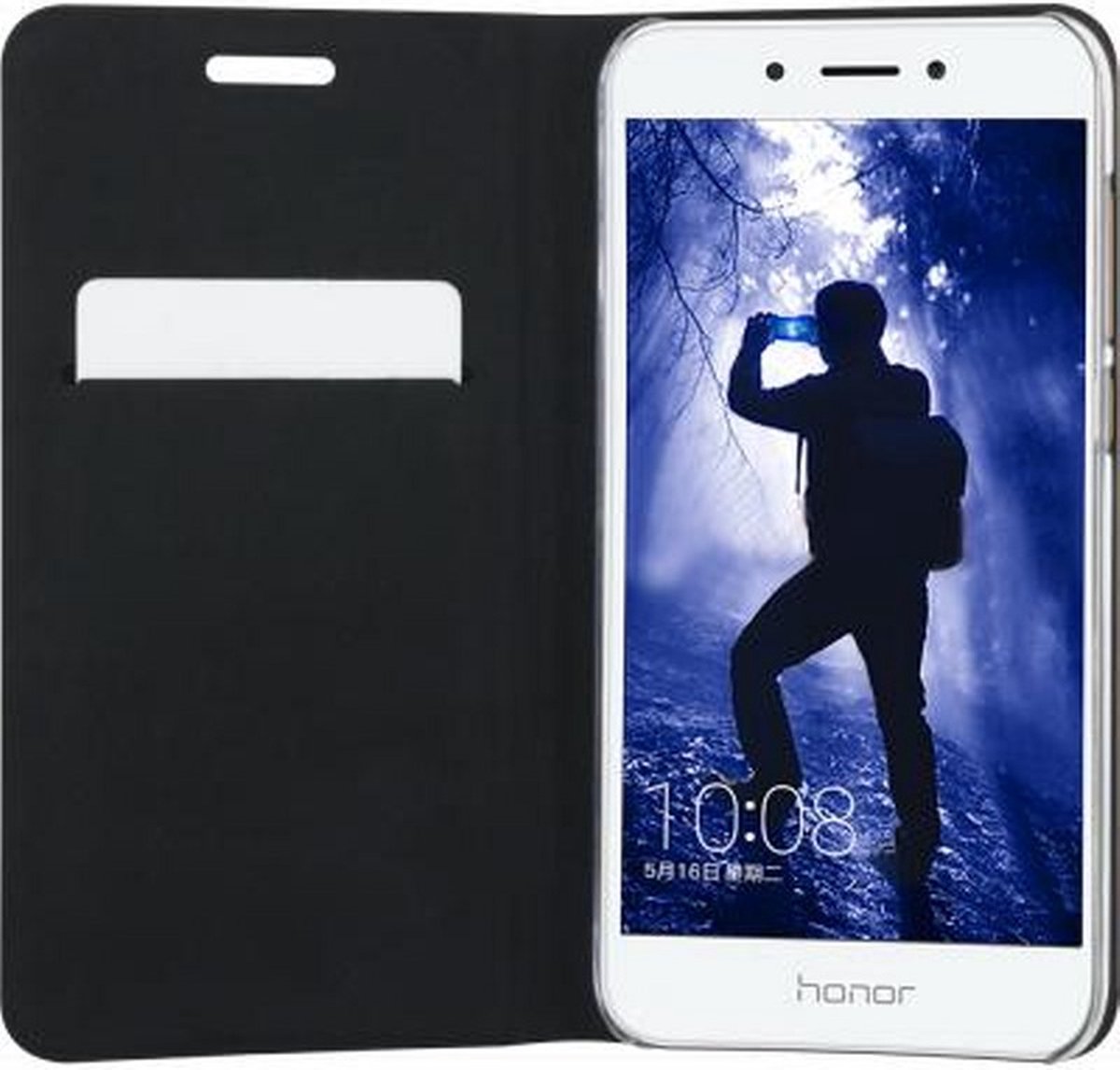 Bigben Connected, Foliohoes voor Honor 6A Folio bescherming, Zwart