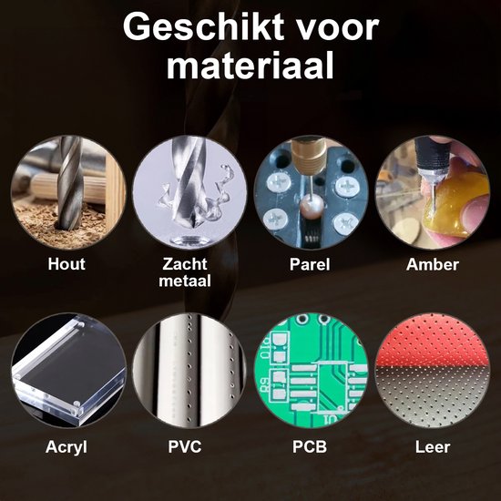 Boor 2.3mm - Geschikt voor Multitool - 5 stuks