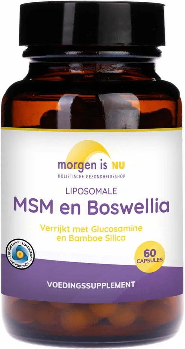 Goedkoopste Liposomale MSM en Boswellia | Hoogwaardig en puur | Uitstekend opneembaar | Vegan