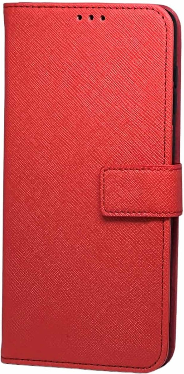iNcentive PU Wallet Premium Samsung Galaxy S23 lipstick red Rood