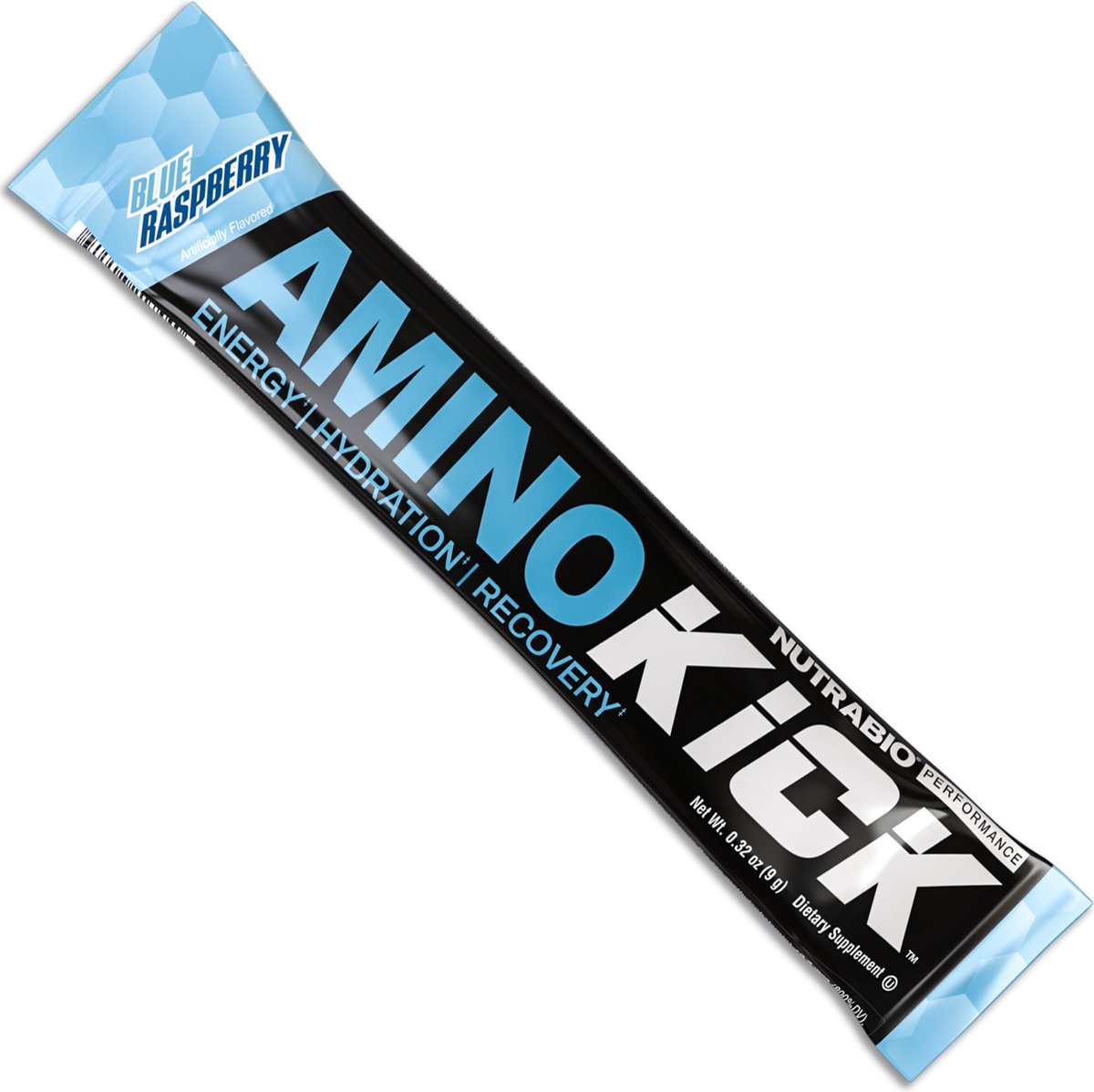 Goedkoopste Nutrabio NutraBio Amino Kick Stick Pack Energie & Herstel Mix - 20 Serving Bag Orange Mango
