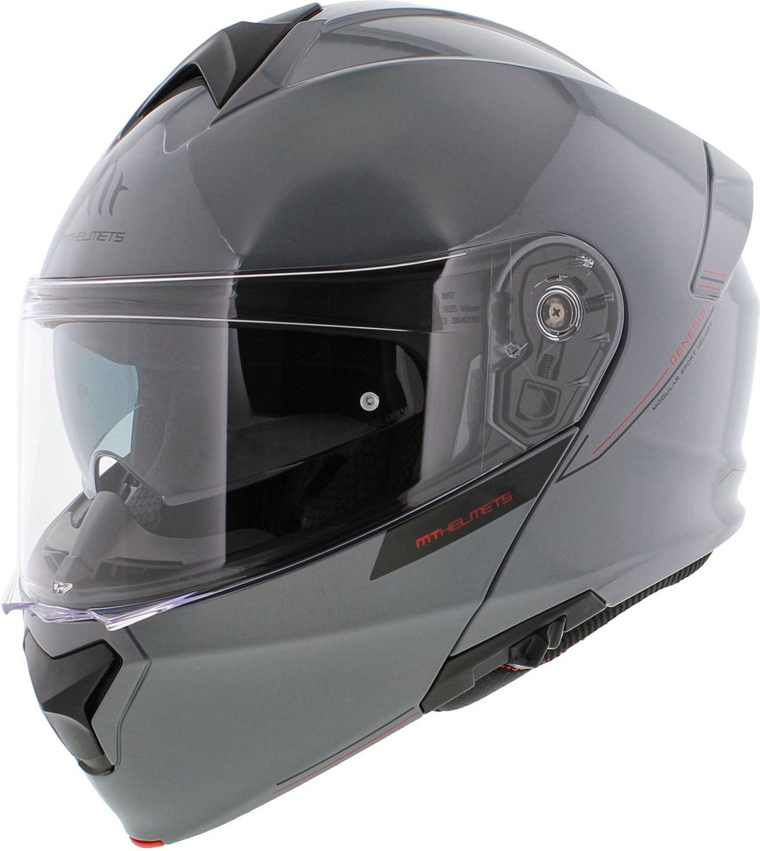 MT Genesis SV systeemhelm glans grijs