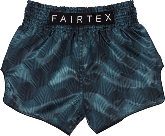 Foto: Fairtex bs1902 muay thai shorts stealth grijs maat xl