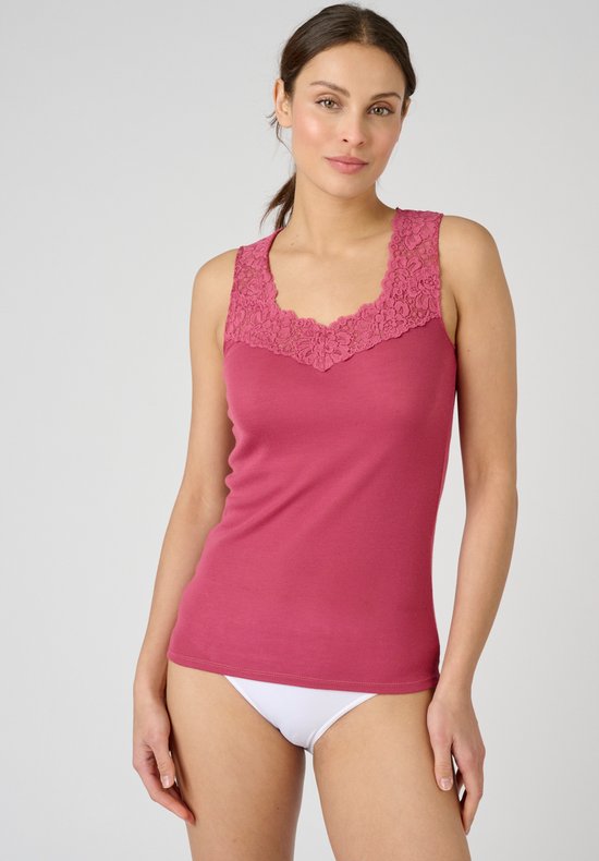 Damart - Zijdezachte tanktop Thermolactyl - Dames - Roze - 54-56 (XXL)