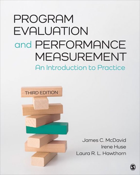Program Evaluation and Performance Measurement - cover
