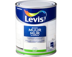 Levis - Muur Binnen Mat - Wit - 1 L