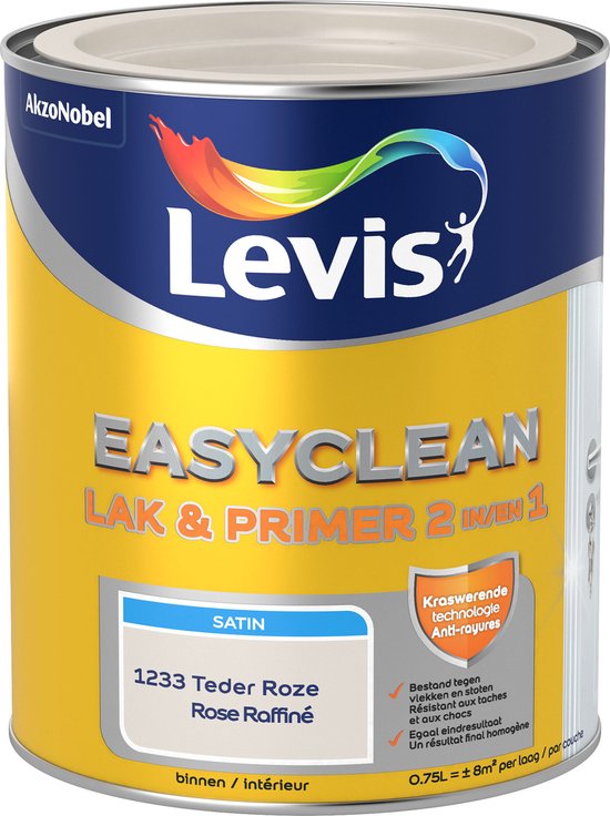 LEVIS EASYCLEAN LAQUE SAT TED ROSE 0.75L