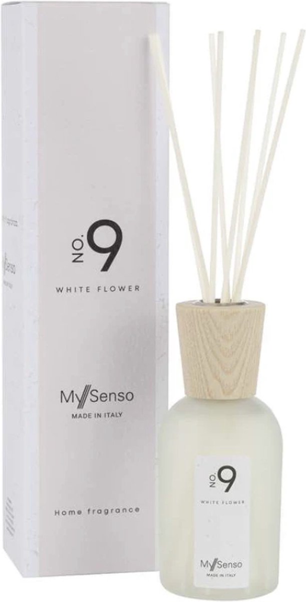 My Senso - Geurstokjes 'N° 9' (White Flower, 240ml)