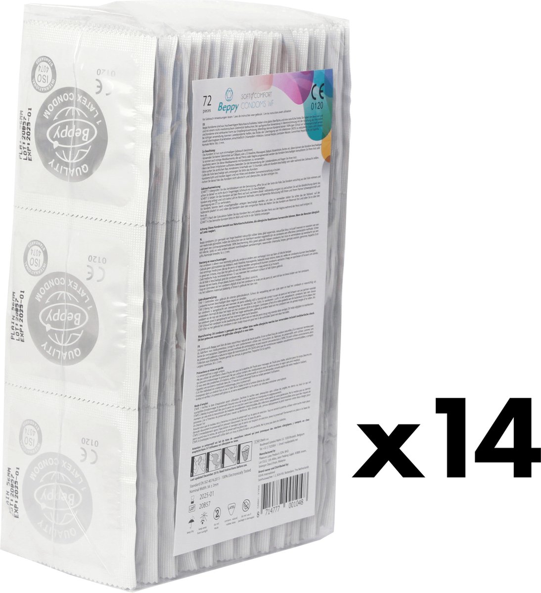 Beppy Condooms 1008 stuks - Maximale Bescherming en Comfort in Bulk verpakking
