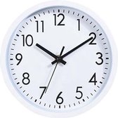 Wandklok - Keukenklok - Ronde Klok - 20 cm - Wit